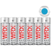 6X WRX Flat Blue Acrylic Spray Paint 400ml Spray Paint